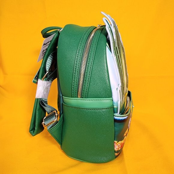 Loungefly The Wizard of Oz Emerald City Glow-in-the-Dark Green Mini Backpack NEW main image 9